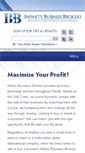 Mobile Screenshot of infinitybusinessbrokers.com